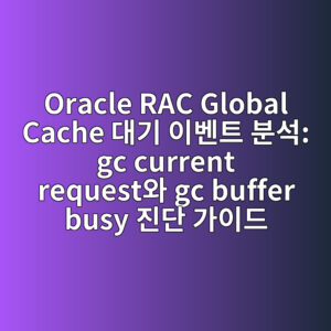 Oracle RAC Global Cache 대기 이벤트 분석: gc current request와 gc buffer busy 진단 가이드 1 oracle rac global cache eb8c80eab8b0 ec9db4ebb2a4ed8ab8 ebb684ec849d gc current requestec9980 gc buffer busy eca784eb8ba8 eab080ec9db4eb939c 1787467370