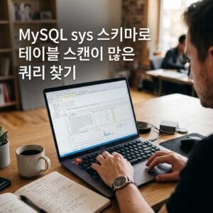 MySQL sys 스키마로 테이블 스캔이 많은 쿼리 찾기