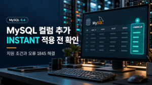 MySQL 컬럼 추가 전 확인할 것
